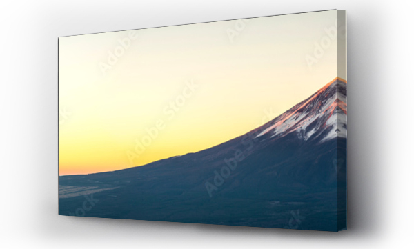 Góra Fuji wschód słońca Japonia panorama