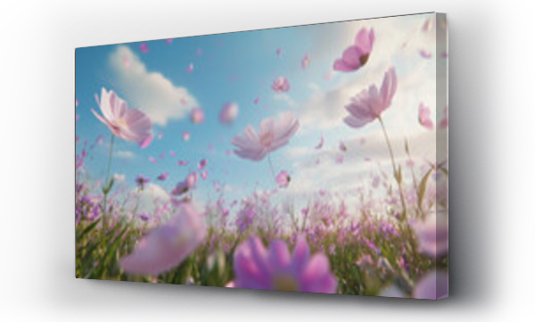 Krajobrazy, Kwiaty, pejzaż, Pole kwiatów, zielony