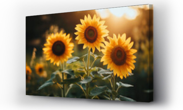 Krajobraz kwiaty, Kwiaty, słoneczniki