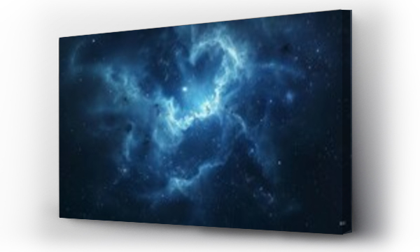 Wizualizacja Obrazu : #1043586665 Realistic nebula surrounded by stars and cosmic dust in a deep space background