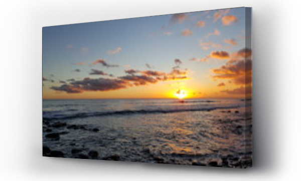 morze, wschód słońca, zachód słońca, Zachód słońca morze