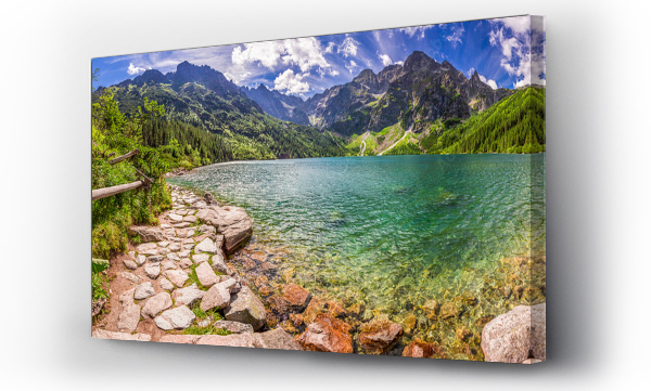 Wizualizacja Obrazu : #108007889 Panorama stawu w Tatrach, Polska