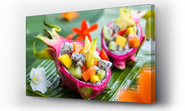 Wizualizacja Obrazu : #108154845 Exotic fruit salad