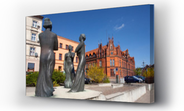 Kościół ludzie, miasto, pomnik