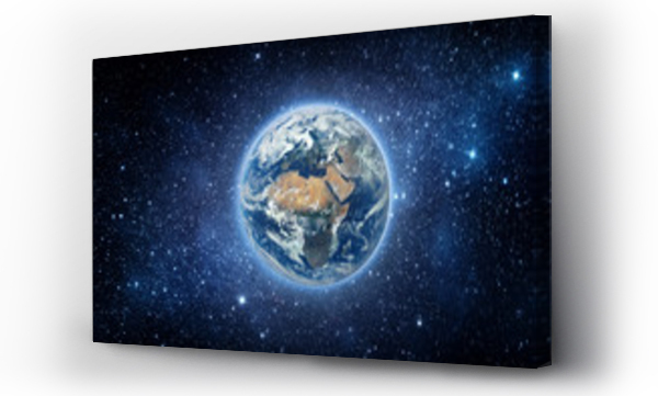 Wizualizacja Obrazu : #109285023 Ziemia i galaktyka. Elementy tego zdjęcia dostarczone przez NASA.