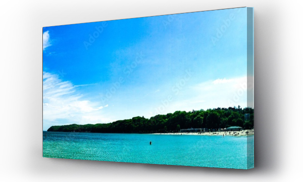 Wizualizacja Obrazu : #110806472 panorama nad brzegiem morza
