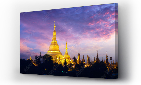 Wizualizacja Obrazu : #112803351 Shwedagon pagoda in the morning, Yangon Myanmar