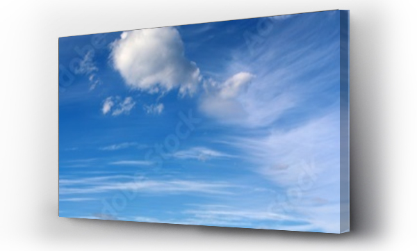 Wizualizacja Obrazu : #113327724 panorama of blue sky with clouds
