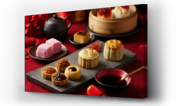 Wizualizacja Obrazu : #1134004856 Sweet Treats of Lunar New Year Traditional Chinese Desserts