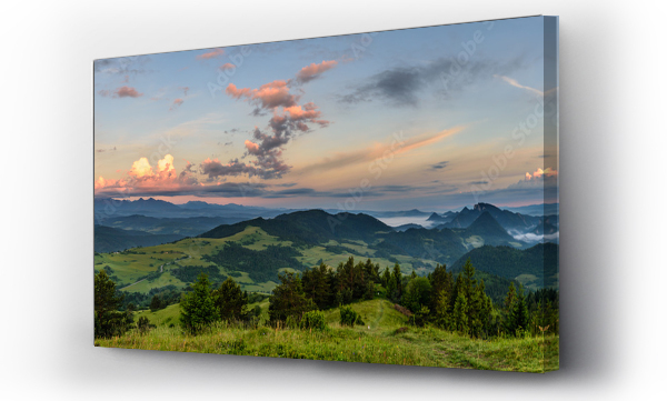 Wizualizacja Obrazu : #113960373 Pieniny - panorama z Wysokiego Wierchu