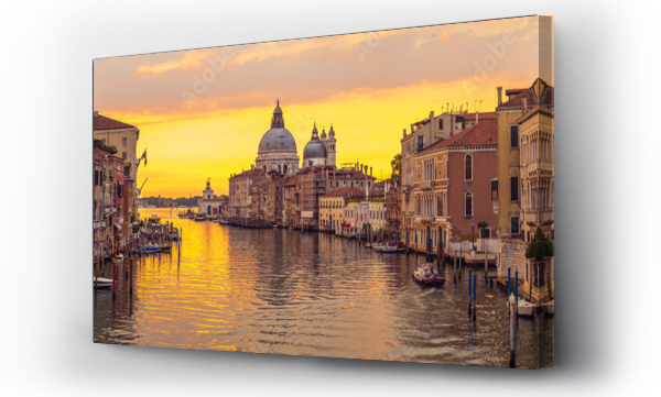 Wizualizacja Obrazu : #116880911 Venice city and canal with sunrise view panorama