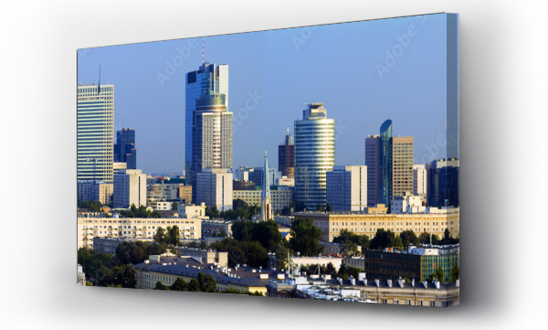 Wizualizacja Obrazu : #119445513 Panorama nowoczesnej Warszawy