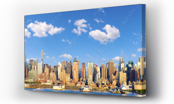 Wizualizacja Obrazu : #119630873 Manhattan Midtown skyline panorama over Hudson River, New York