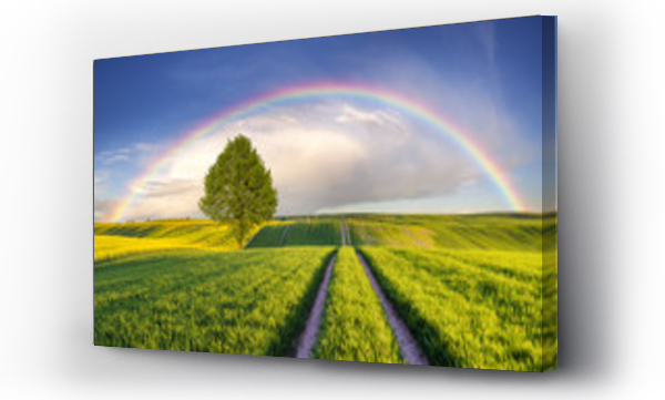 pejzaż, wieś, wiosna