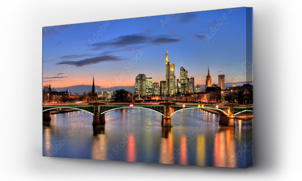 Wizualizacja Obrazu : #12341381 Panorama von Frankfurt am Main