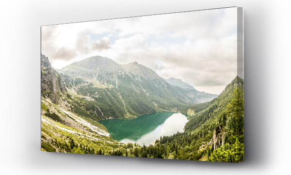 góra, góry, pejzaż, widok