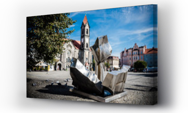 Wizualizacja Obrazu : #124156987 Town Square in Tarnowskie Gory, Poland