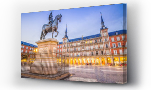 Wizualizacja Obrazu : #124898295 Plaza Mayor of Madrid