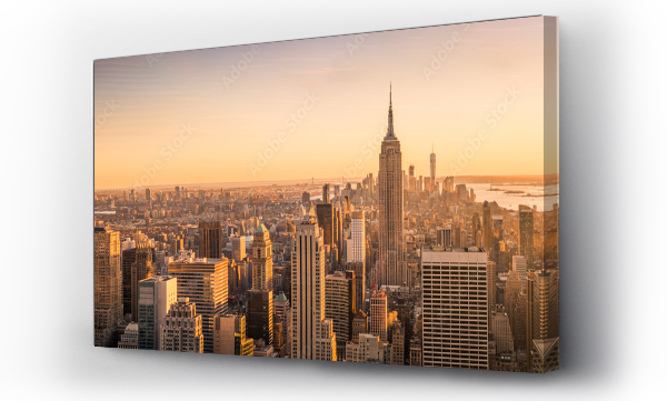 Empire state building, horyzont, manhattan, new york, New York City, Panorama, skyline