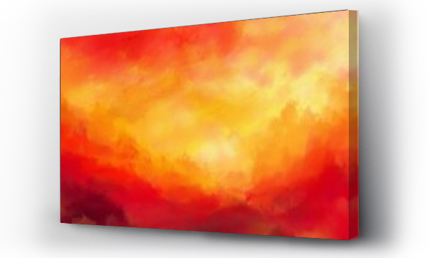 Wizualizacja Obrazu : #1307202130 red orange and yellow background watercolor painted texture grunge abstract hot sunrise or burning fire colors illustration colorful banner or website header design