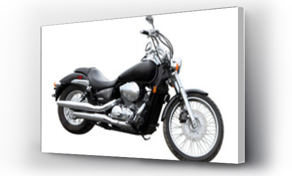 Wizualizacja Obrazu : #131094657 Nowoczesny czarny motocykl.