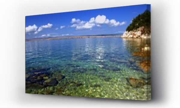 Wizualizacja Obrazu : #137607484 Chorwacja, morze Adriatyckie , miasto crikvenica, dramalj