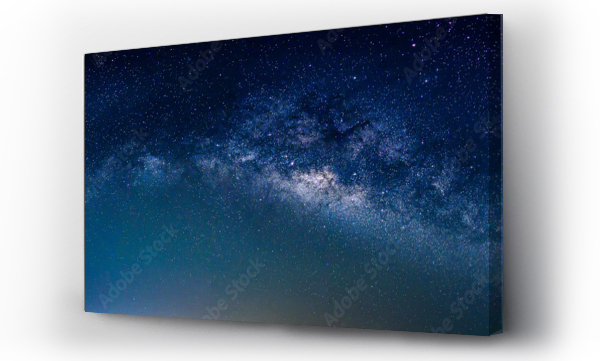 Wizualizacja Obrazu : #139957062 Krajobraz z galaktyką drogi mlecznej. Nocne niebo z gwiazdami.