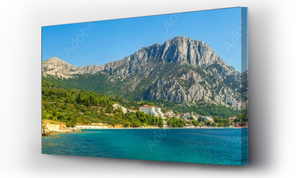 Wizualizacja Obrazu : #141882543 Chorwacja. Krajobraz wybrze?a Makarskeij Riwiery.