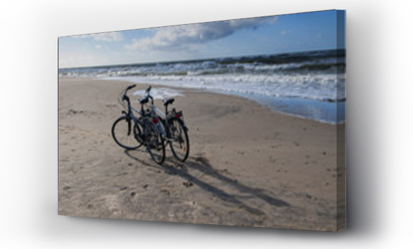Bałtyk, morze, pejzaż, rower