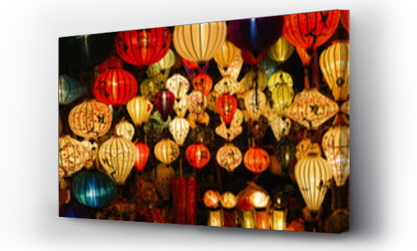 Wizualizacja Obrazu : #145120250 Traditional lamps in Old Town Hoi An.