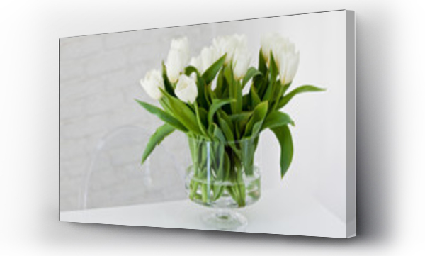 białe kwiaty, Białe tulipany, Kwiaty, Kwiaty białe, Kwiaty w wazonie, Tulipany