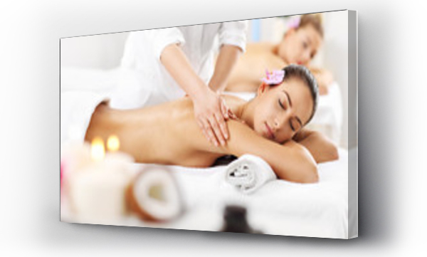 Wizualizacja Obrazu : #145620409 Dwie piękne kobiety korzystające z masażu w spa