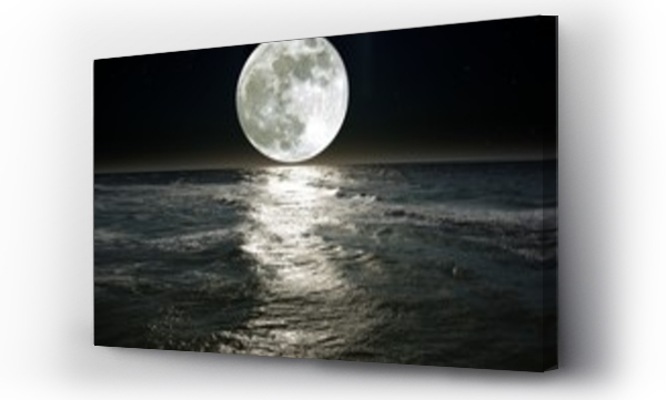 kosmos, księżyc, moon, noc