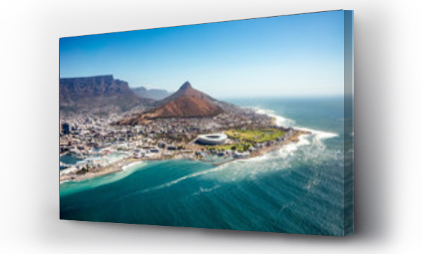 Widok z lotu ptaka na Capetown, Południowa Afryka