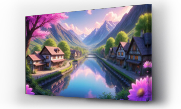 Wizualizacja Obrazu : #1562408636 Stormy Skies Above a Blooming Heritage Site ? Dramatic Lighting, Vibrant Flowers, Ethereal Garden, and Historic Monument in Ultra-Realistic 8K