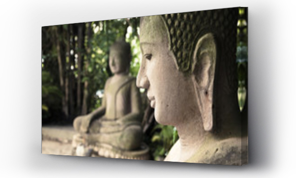 Wizualizacja Obrazu : #158898714 Buddha statues at the Royal Palace, Phnom Penh, Cambodia.