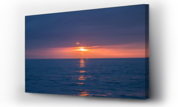 Wizualizacja Obrazu : #163937368 Ustka polskie morze z?ota godzina