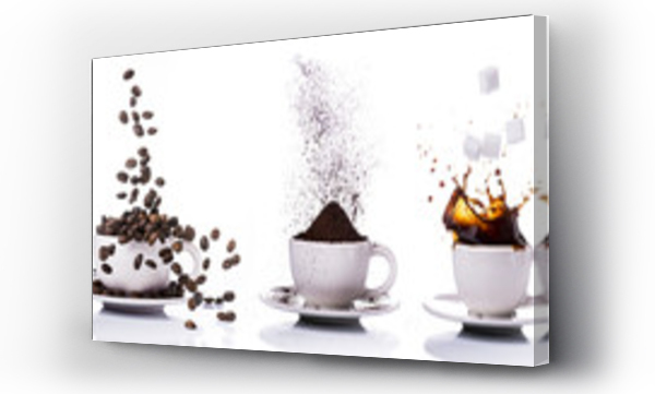 Kawa, kawiarnia, kofeina, zapach, ziarna