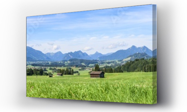 Wizualizacja Obrazu : #165525072 Naturlandschaft am bayrischen Alpenrand
