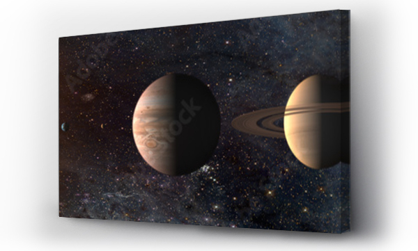 Wizualizacja Obrazu : #166048038 Układ Słoneczny. Elementy tego zdjęcia dostarczone przez NASA