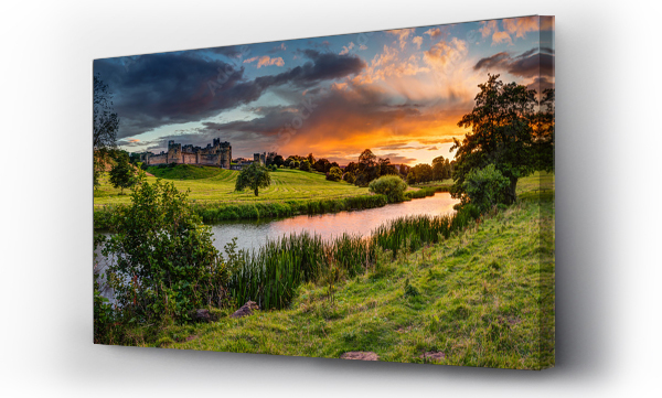 alnwick, anglia, east river, Krajobrazy, Panorama, północny wschód, zamek