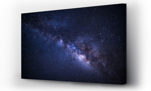 Wizualizacja Obrazu : #168405642 clearly milky way galaxy with stars and space dust in the universe at phitsanulok in thailand.