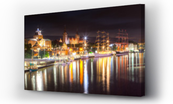 miasto, szczecin, żaglowce