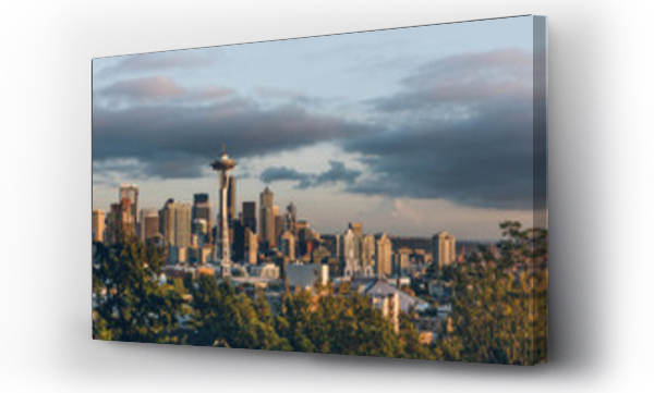 Wizualizacja Obrazu : #171503309 urban  panorama with city skyline,Seattle