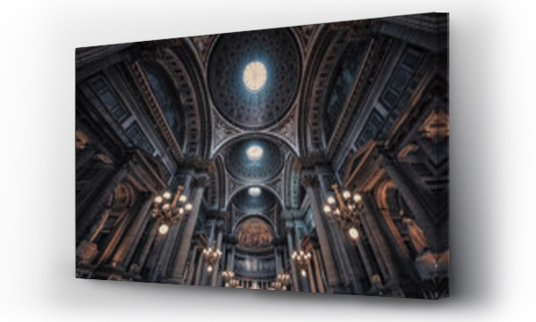 Wizualizacja Obrazu : #172466547 The ceiling inside La Madeleine church in Paris