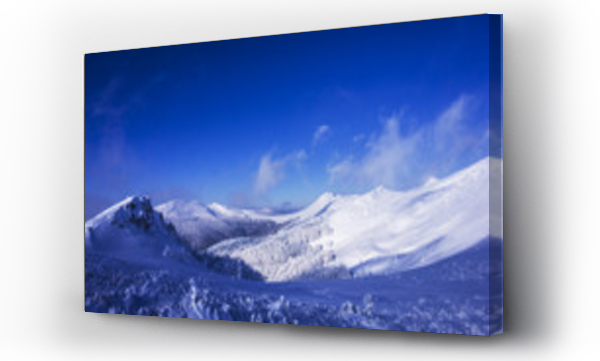 bieszczady, góry, zima