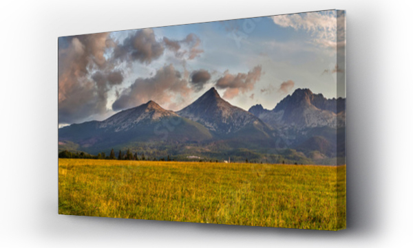 góry, Panorama Tatr, Tatry, tatry lato, Tatry Wysokie