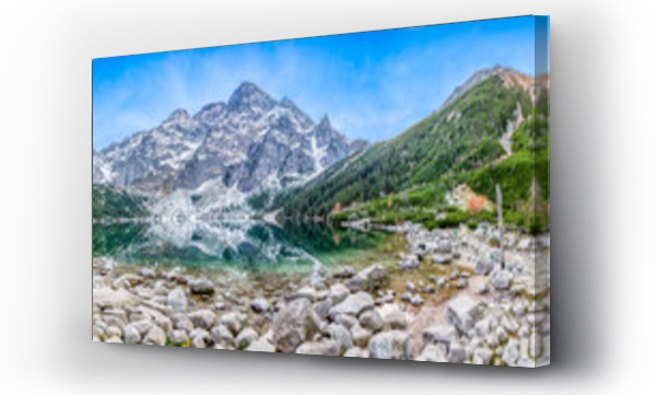 góry, Góry jezioro, morskie oko, Tatry, tatry zima