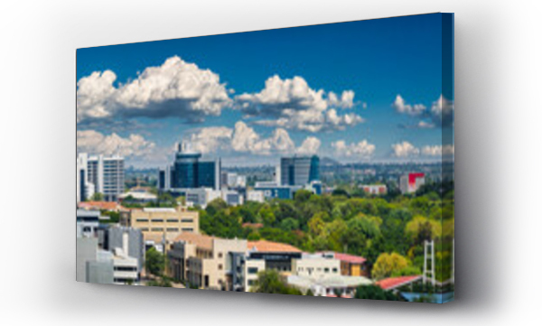 Wizualizacja Obrazu : #1771564883 aerial view Gaborone Botswana, central business district , city skyline, daytime
