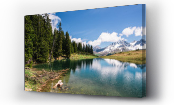Wizualizacja Obrazu : #178099660 mountain lake panorama above Arosa